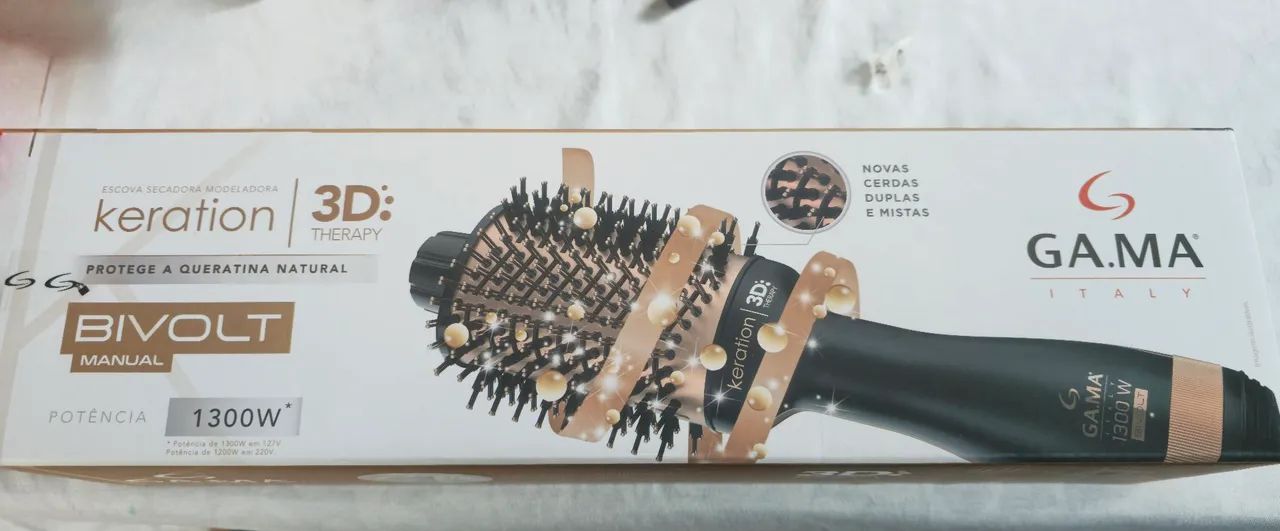 Escova secadora modeladora Gamma 3D keration bivolt - Foto 5