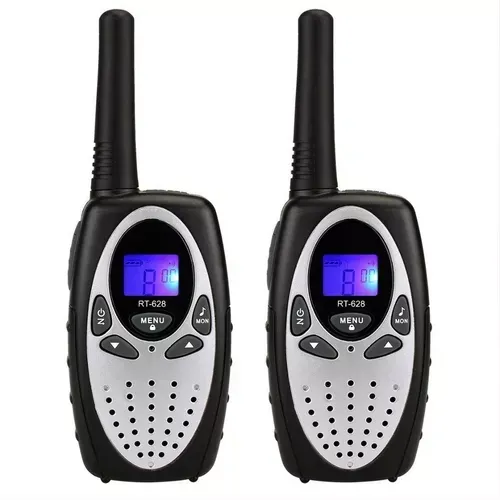 Walkie Talkie Radio Comunicador Retevis Rt628 Cinza