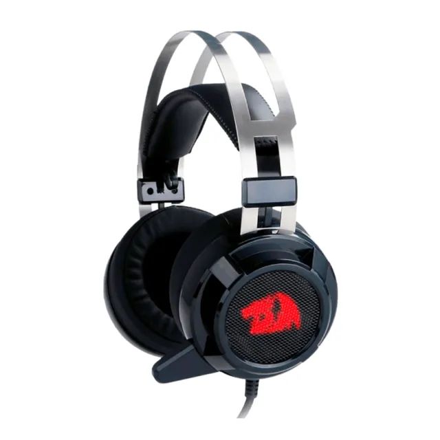 Headset Gamer Redragon Siren 2 Led Surround 7.1 USB + Suporte Headset - WZetta