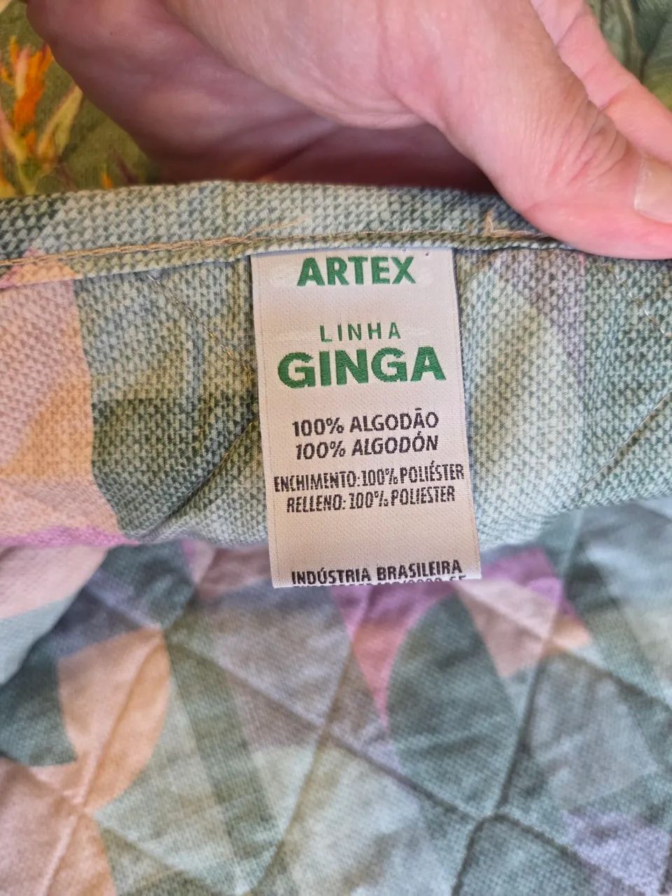 Kit de colcha de casal novo da Artex tamanho casal linha Ginga dupla face 3 peças  - Foto 6