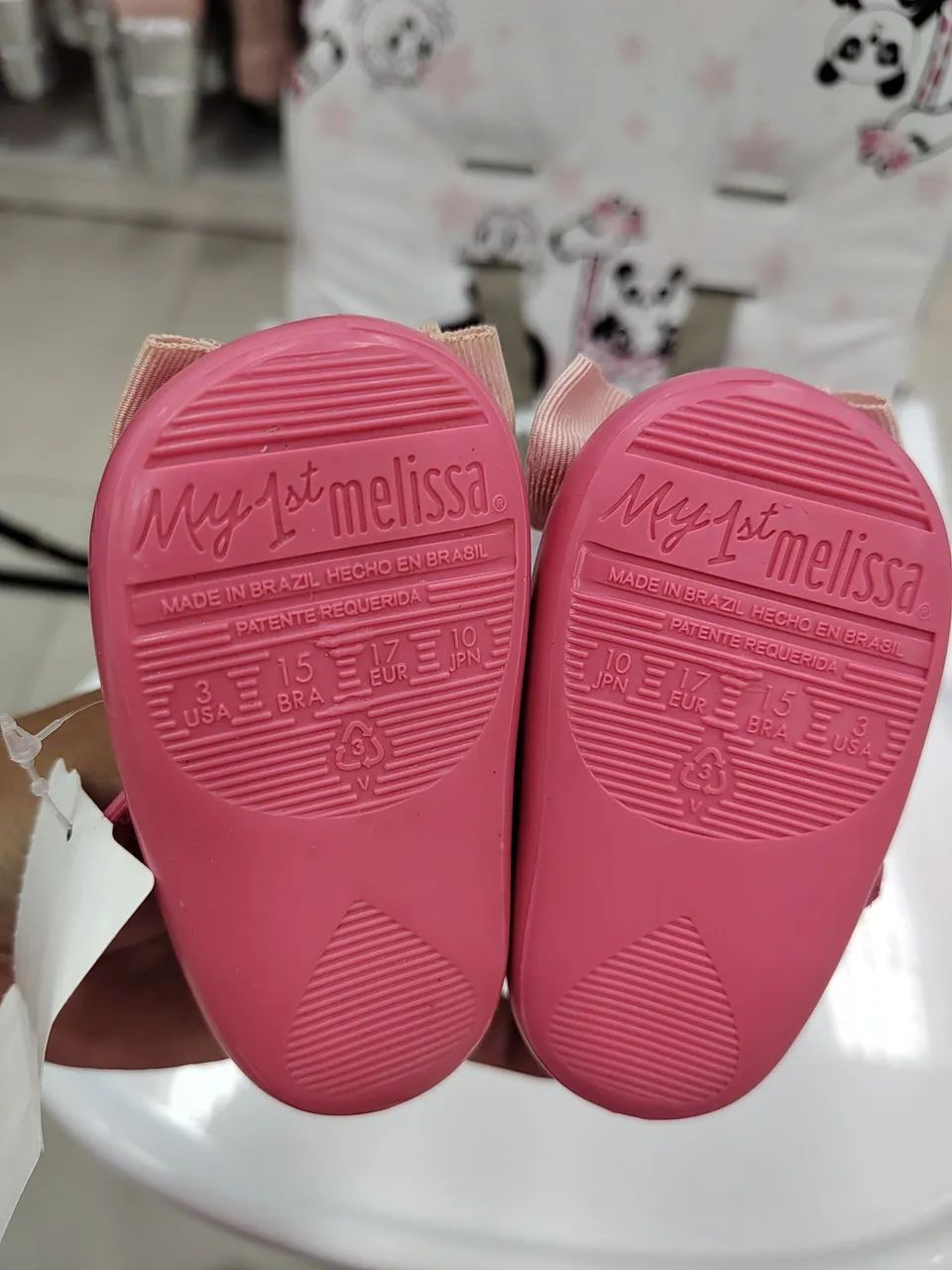 Sapatilha Melissa Infantil Rosa com Laço - Foto 2