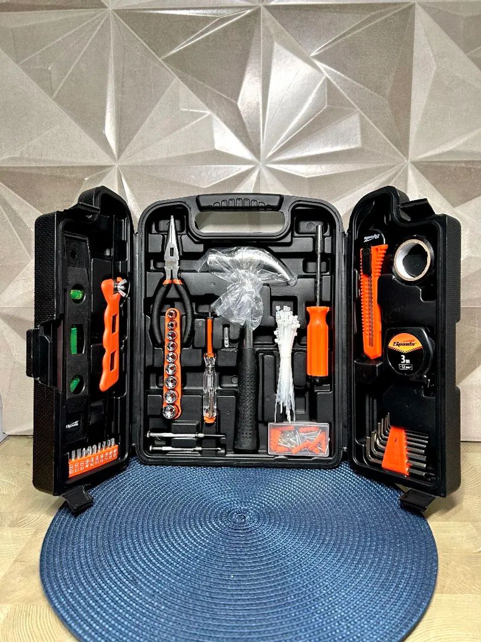Maleta com Kit De Ferramentas - 165 Peças Completa