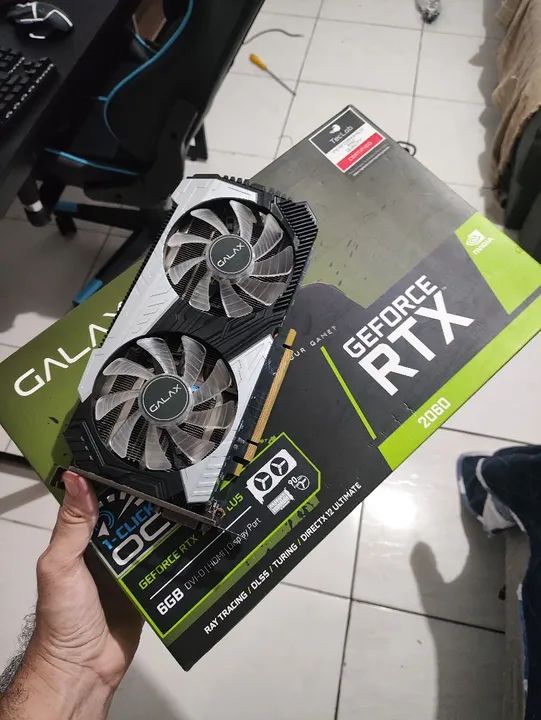 Galax GeForce RTX 2060 6GB C/ DEFEITO - Foto 2