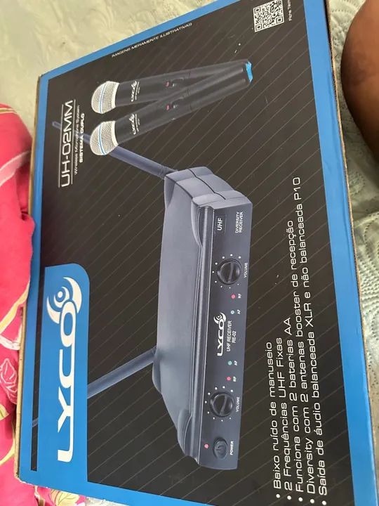 MICROFONE S/ FIO NA CAIXA PERFEITO FUNCIONAMENTO  - Foto 2