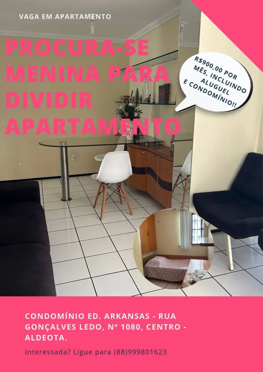 VAGA DE QUARTO EM APTO 