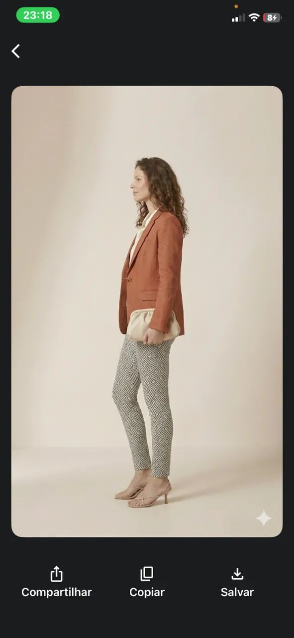 Calça geometrica preta e branca  - Foto 3