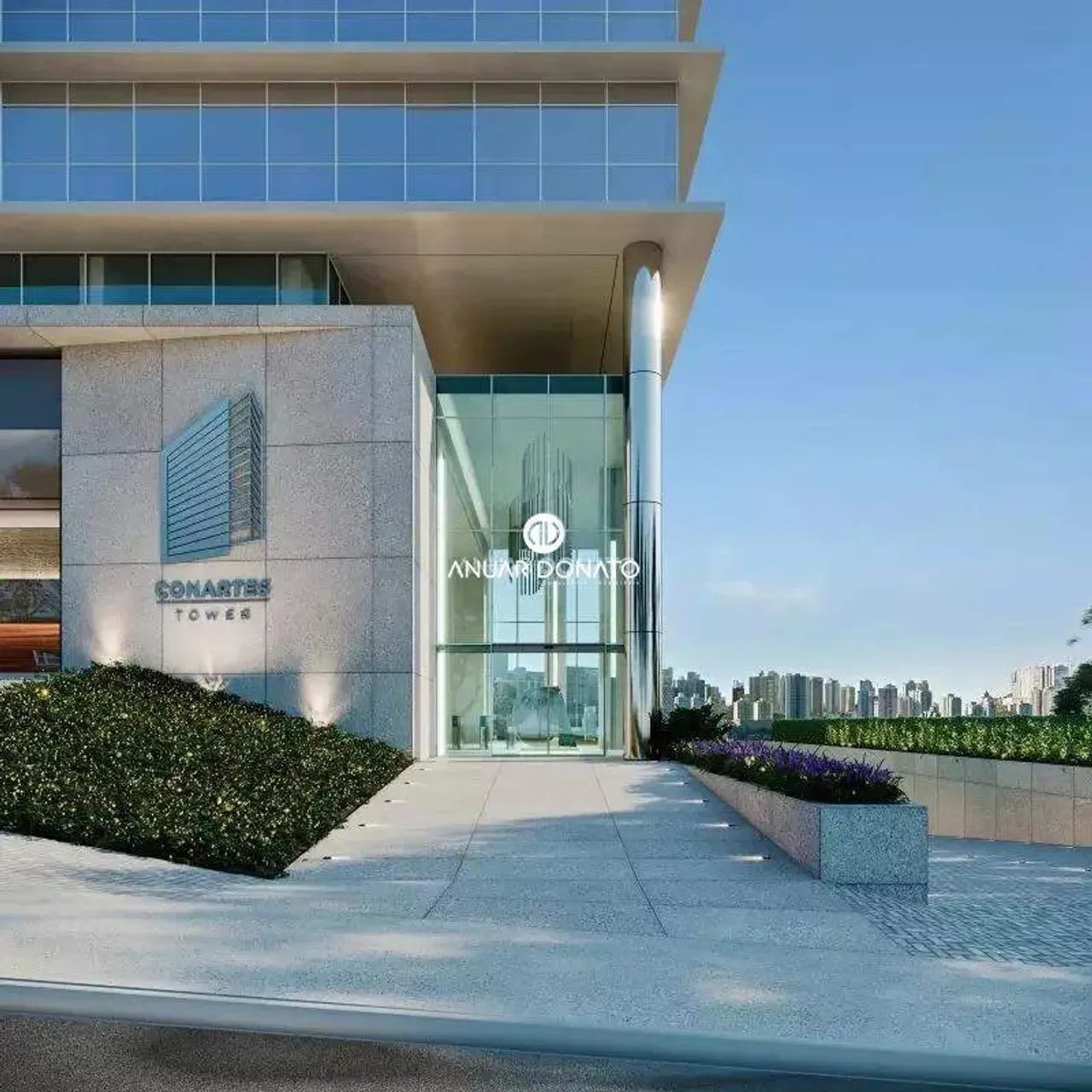 Salas no Ed. Conartes Tower. Prédio comercial mais luxuoso e imponente da região do Vila d