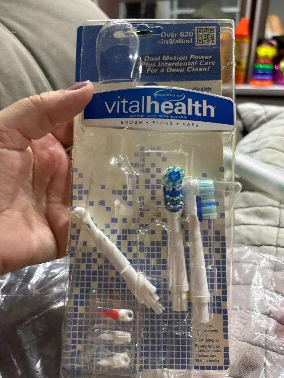 Refil para escova elétrica VitalHealth da Brushpoint