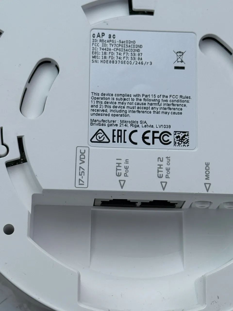 Access Point MikroTik cAP ac  - Foto 4