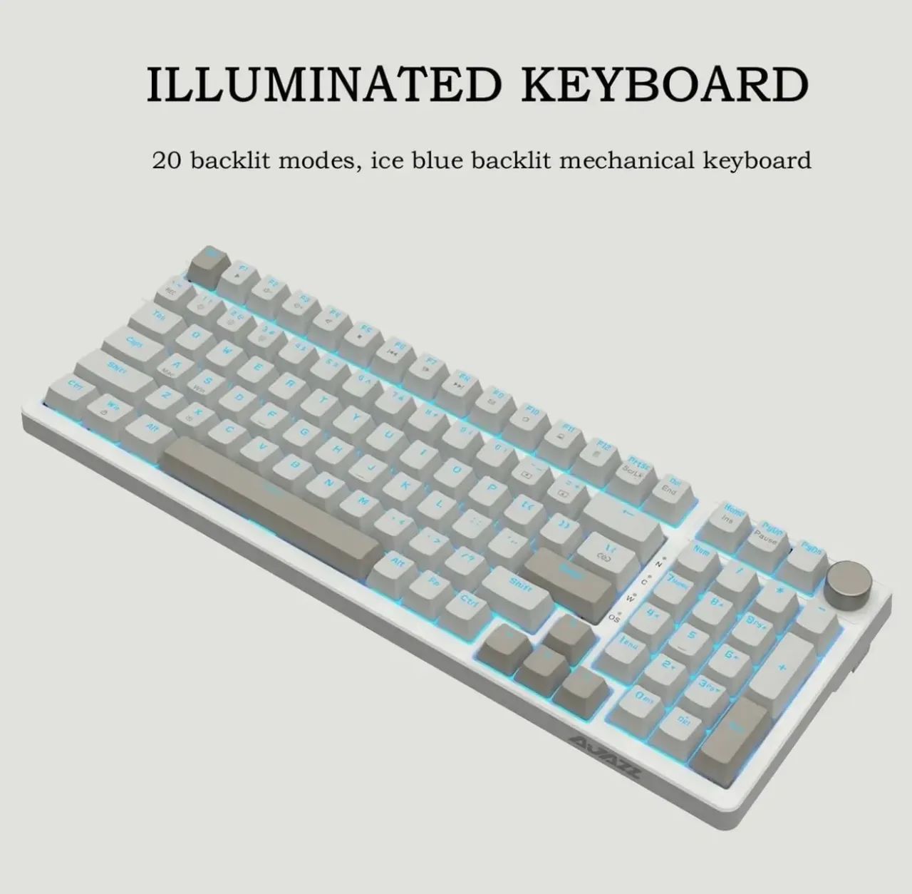 Teclado Ajazz AK992 Retrô - Foto 4