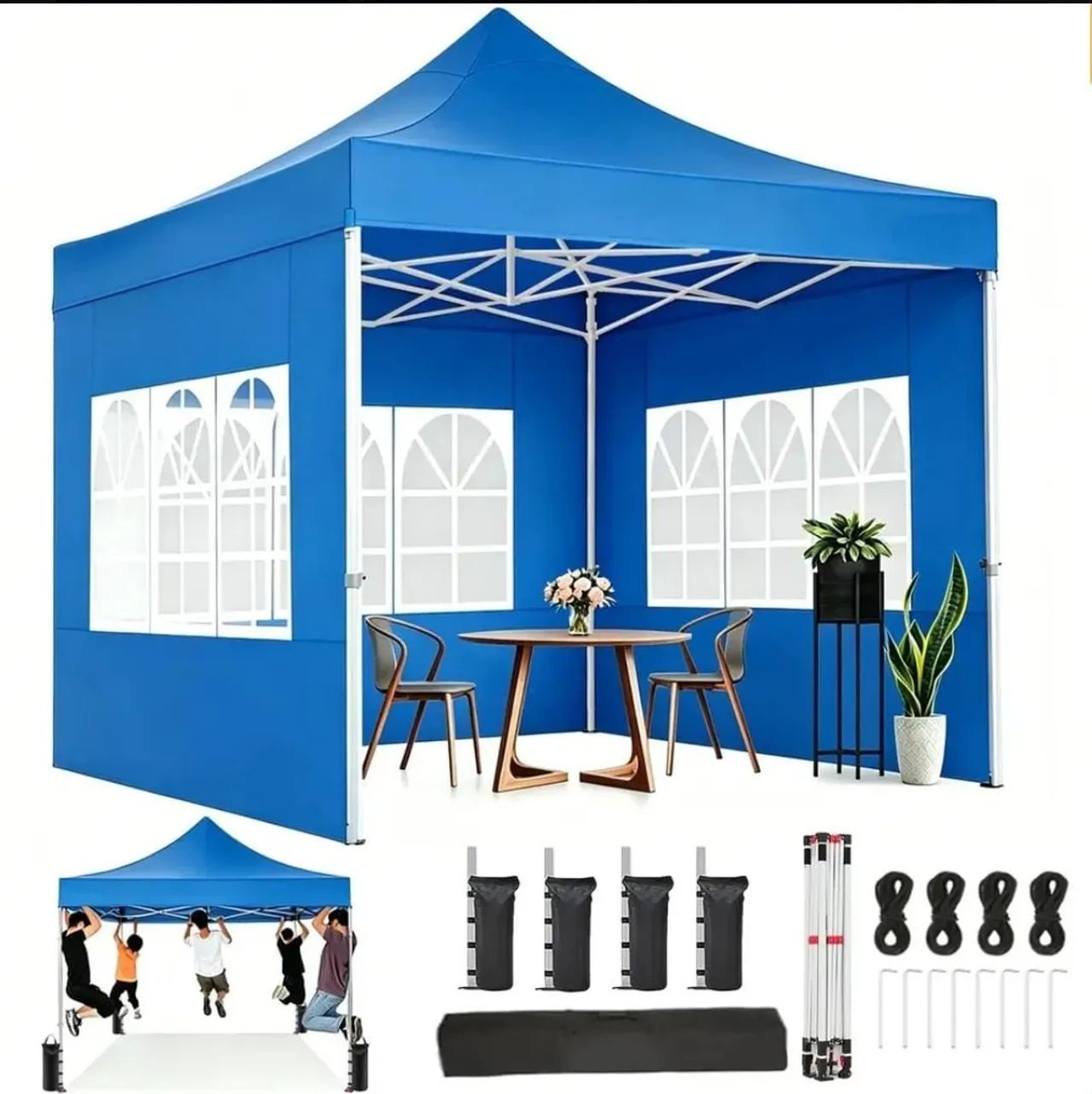 Parede com janela para tenda 3x3 - Foto 2