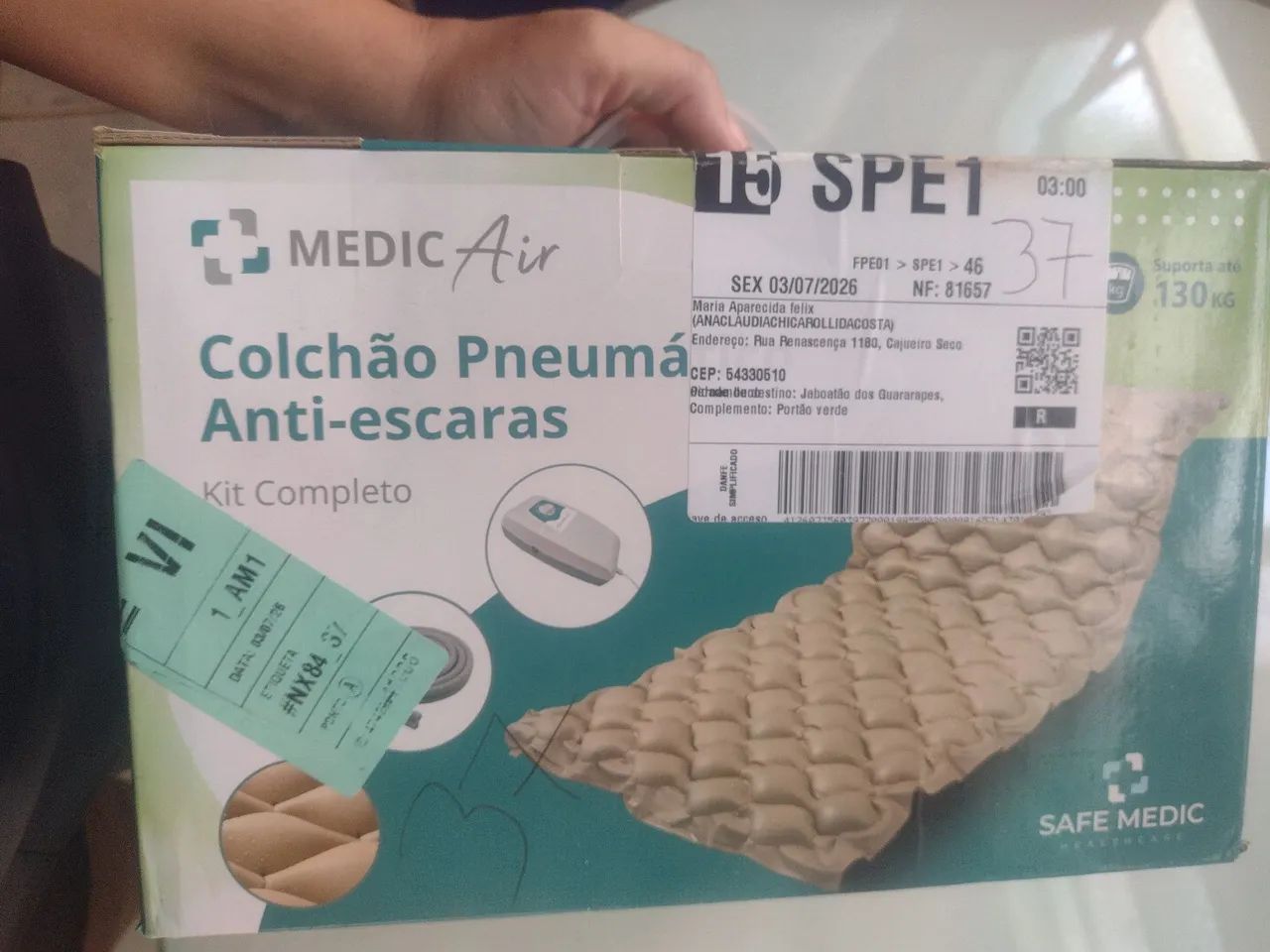 Colchao pneumático anti -escaras  - Foto 2