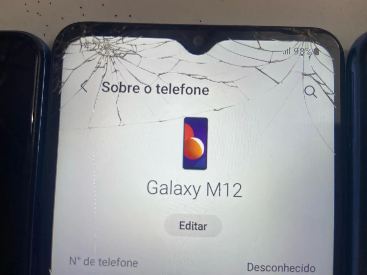 4 aparelhos Samsung M12