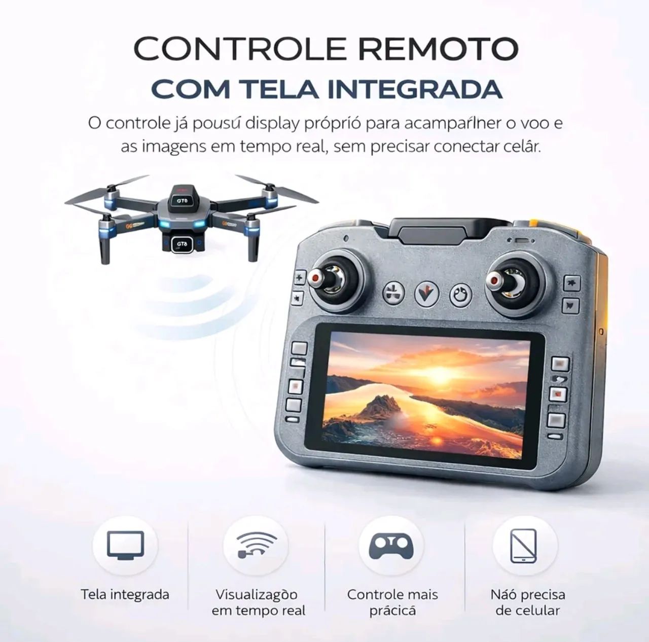 Drone GT8 (Nível intermediário) - Foto 3