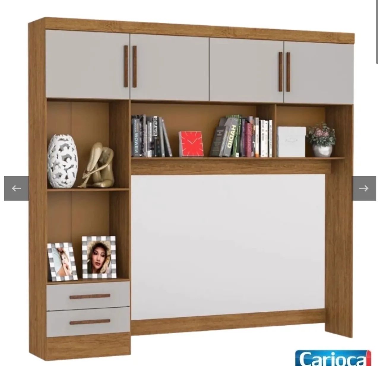 Guarda Roupa Modulado Essence 2,04 Cinamomo Off - Foto 5