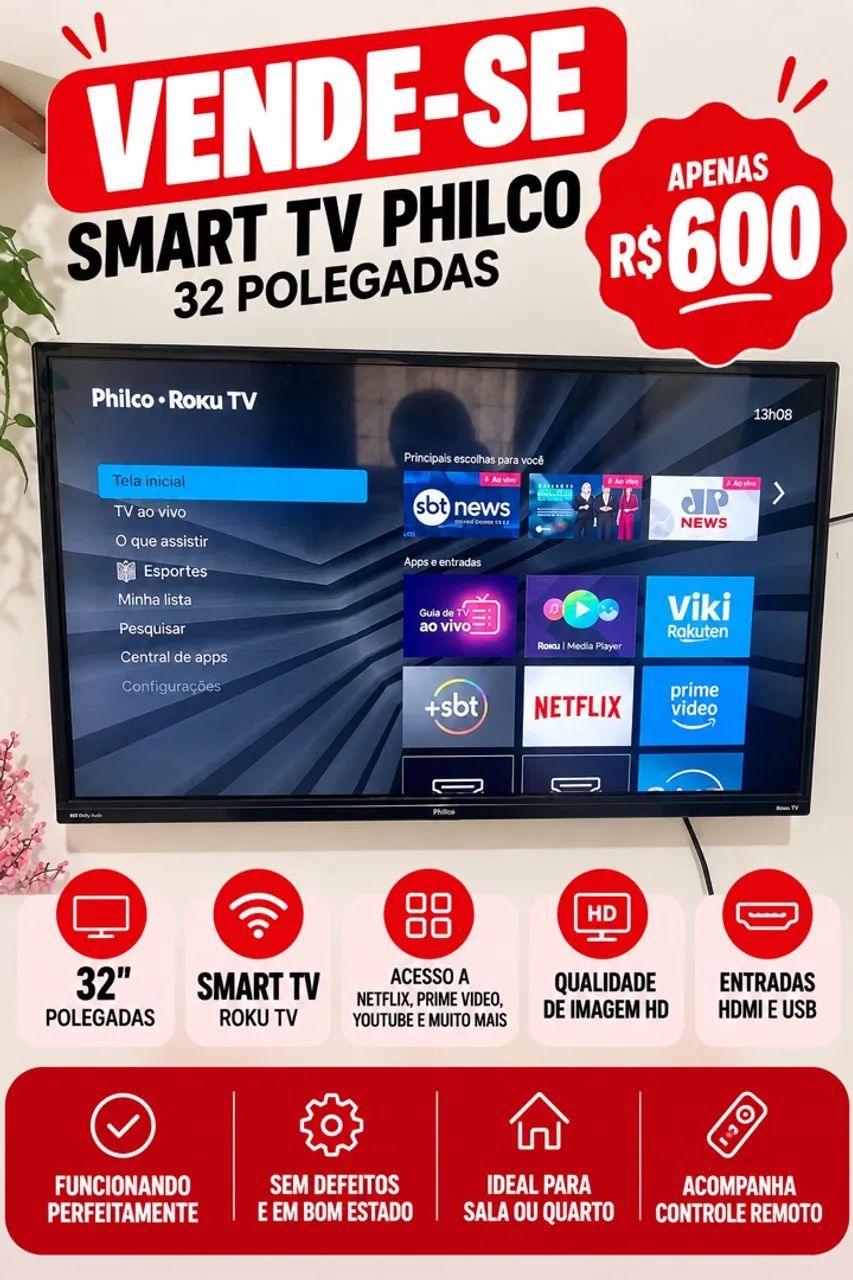 Tv Philco 32 polegadas  - Foto 4