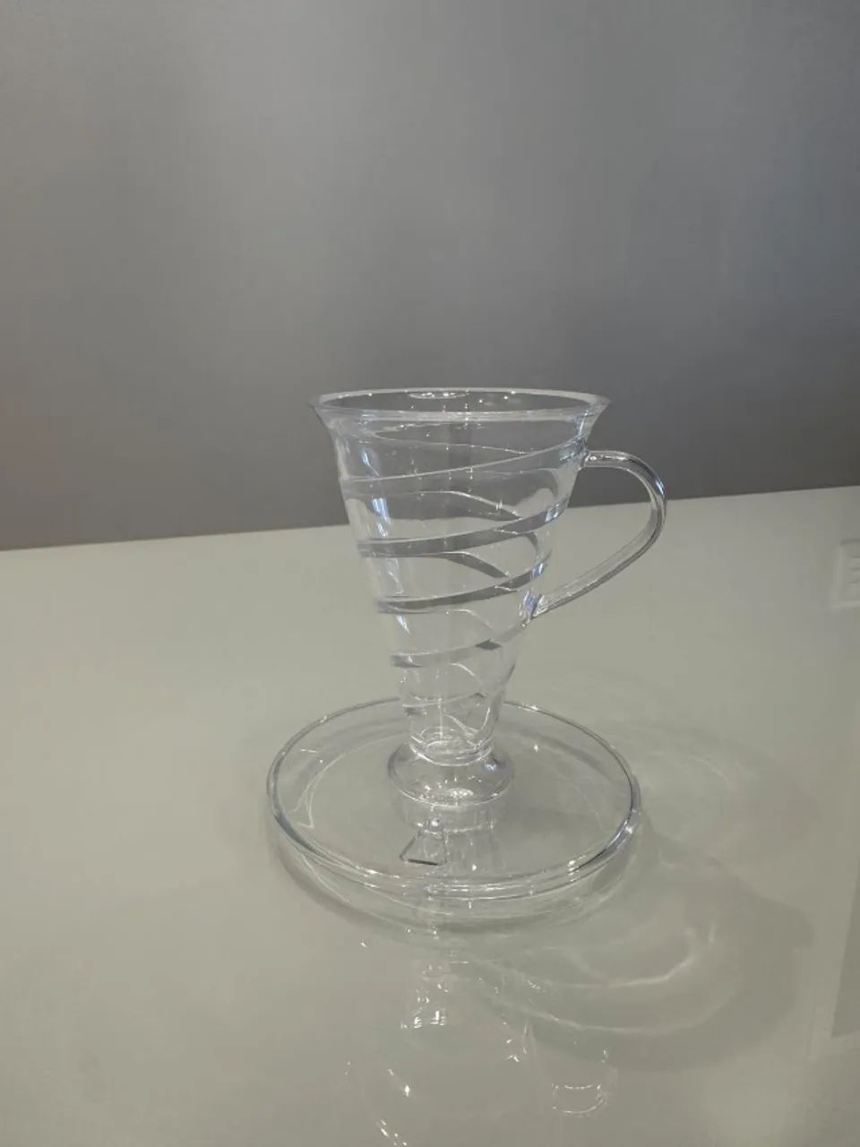 Dripper de Café com Difusor Espiral em Acrílico - Foto 3