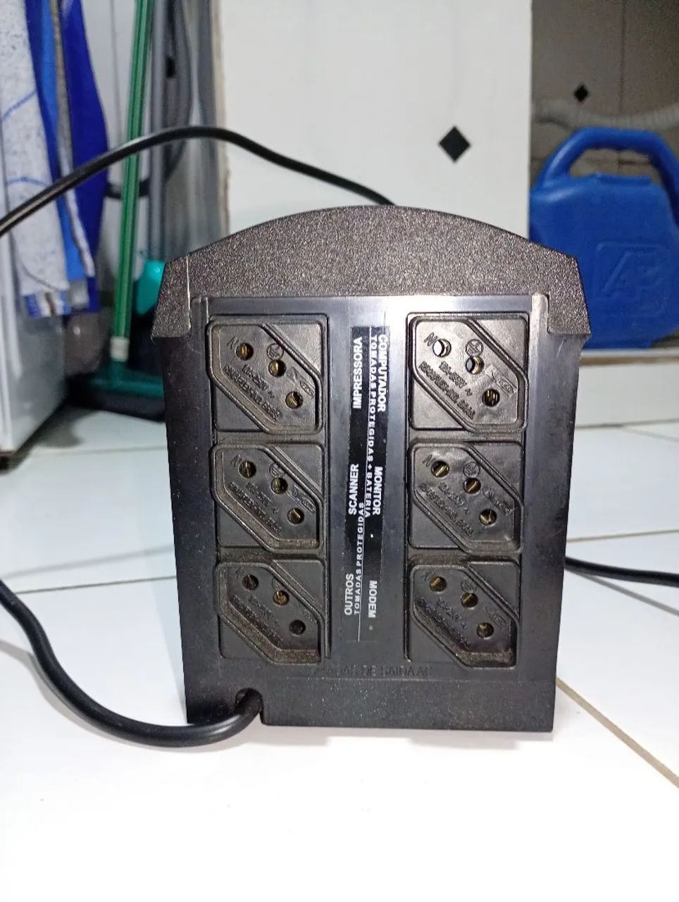 Nobreak TS Shara UPS Mini 600VA Bivolt Funcionando - Foto 2