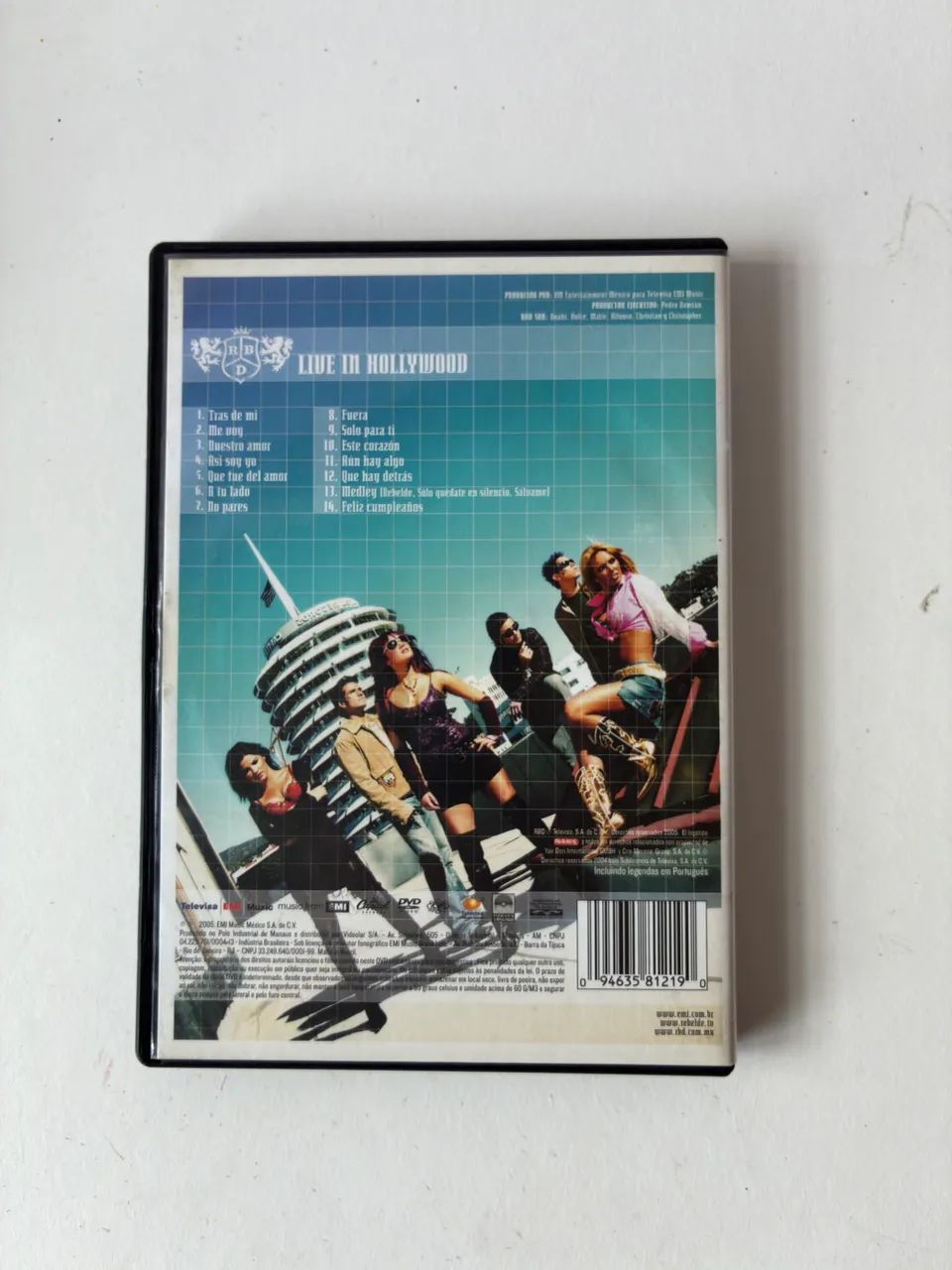 DVD ORIGINAL RBD LIVE IN HOLLYWOOD - Foto 3