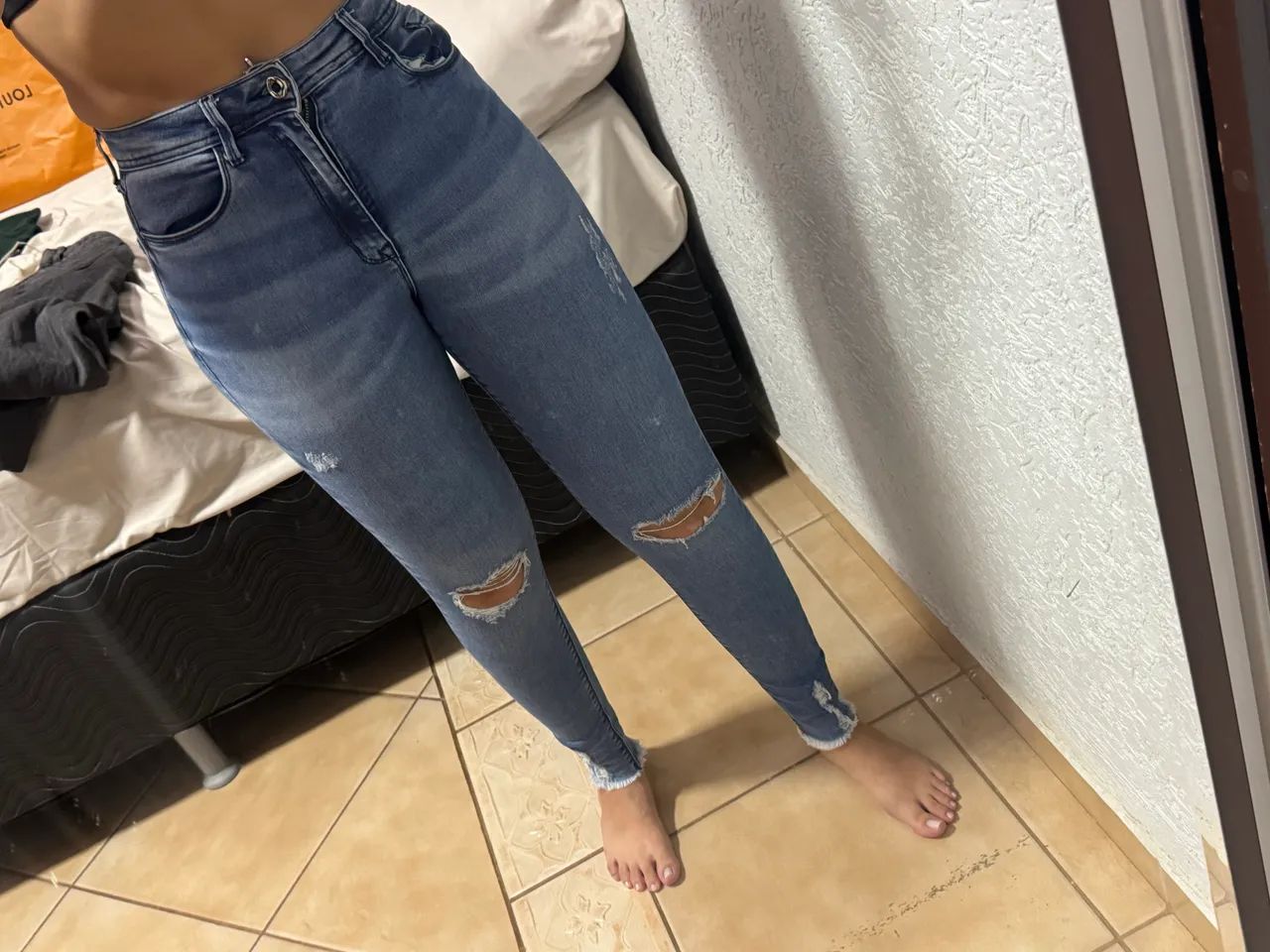 CALÇA JEANS 38 LEZ A LEZ