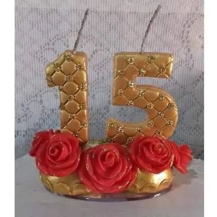 Topos e números de bolo de biscuit  - Foto 3