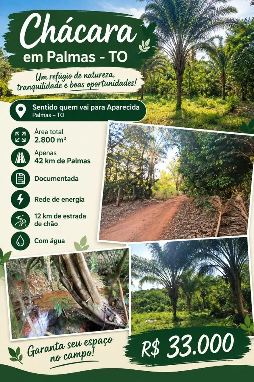 Chácara no município de Palmas