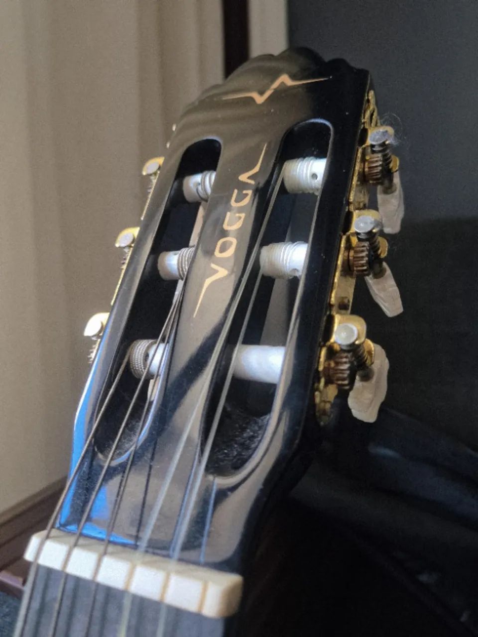 Violão Vogga (VCA204BK) com capa - Pouquíssimo uso - Foto 2