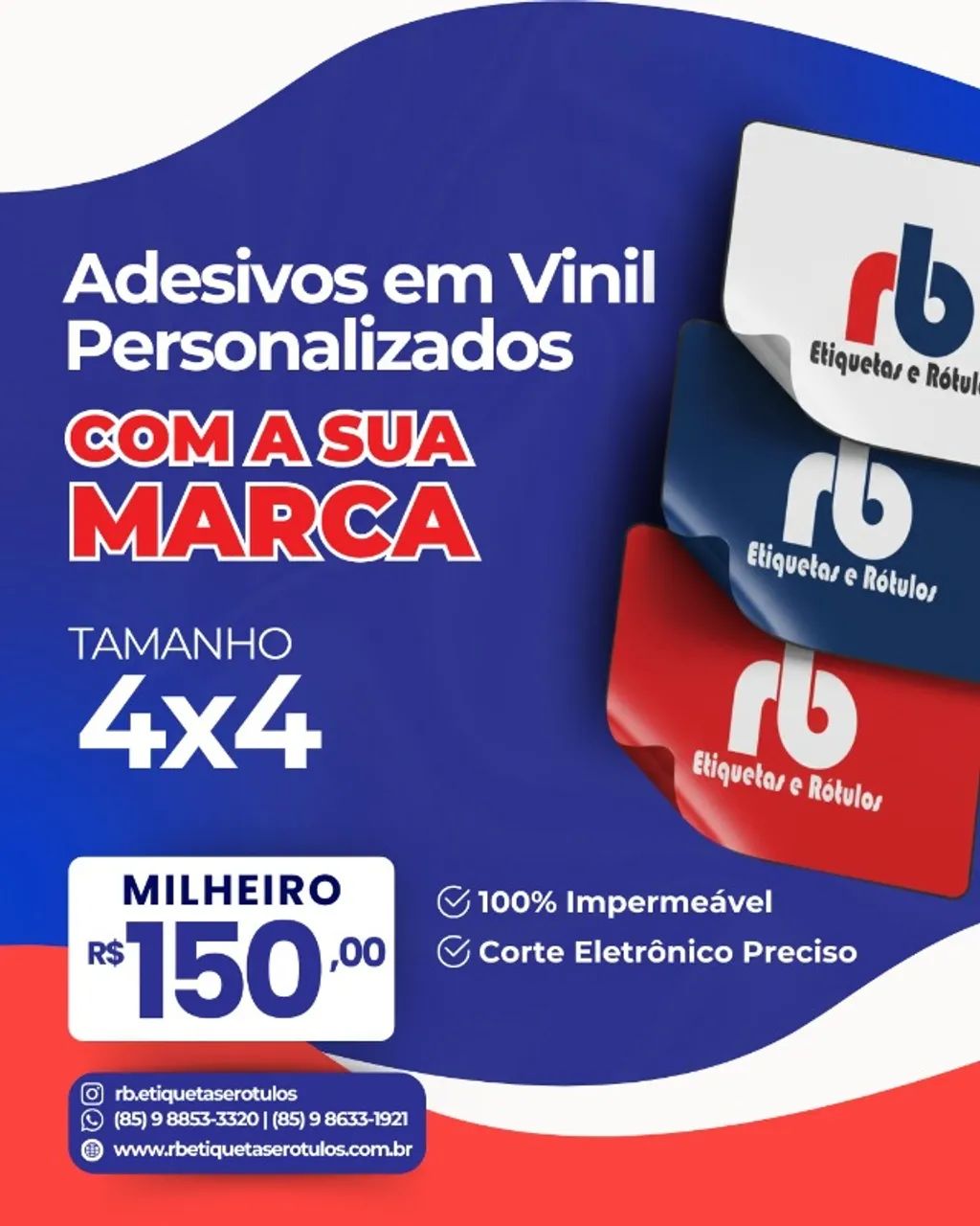 ADESIVO EM VINIL - Foto 2