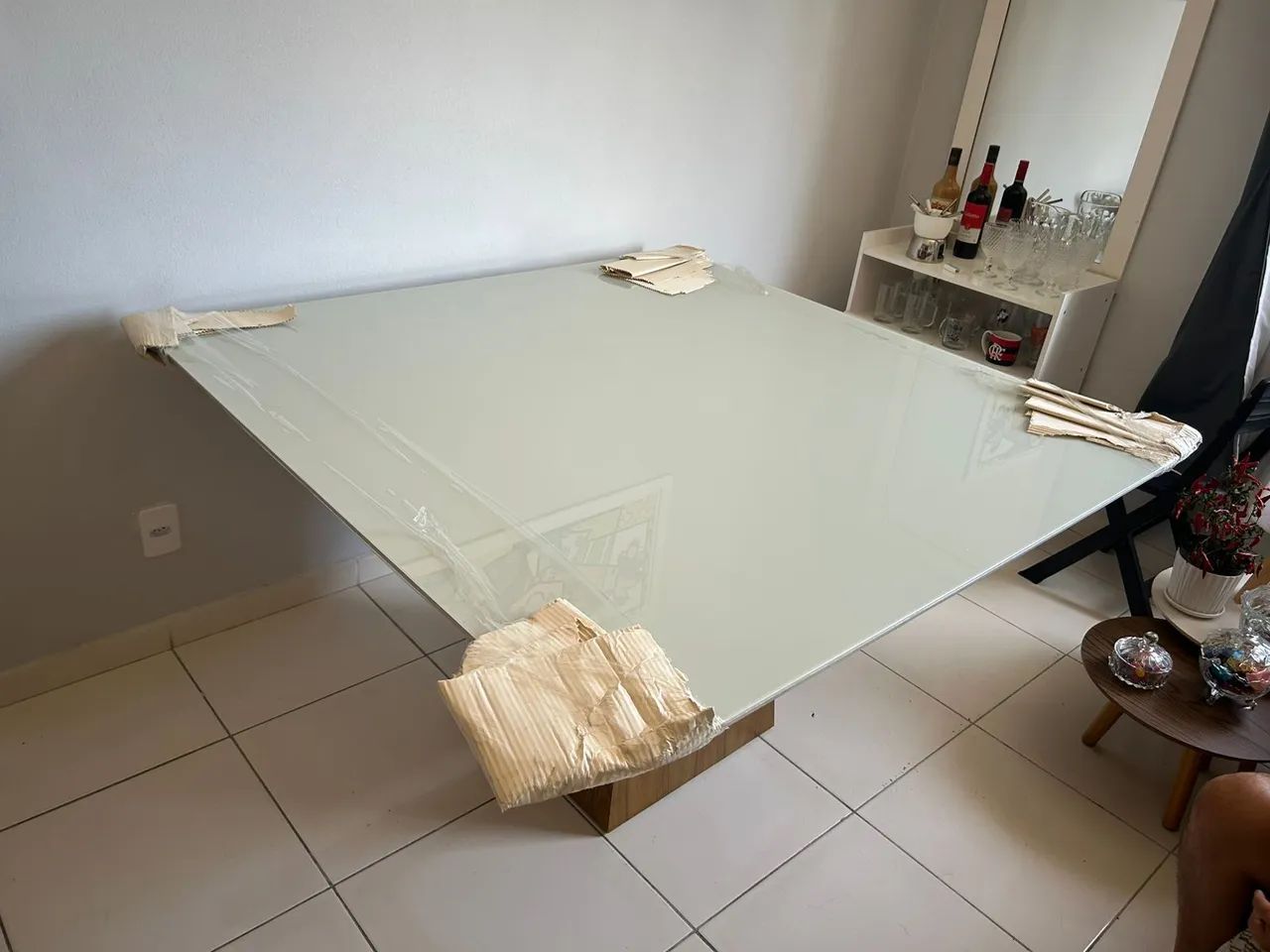 Mesa tampo vidro off-line  - Foto 5