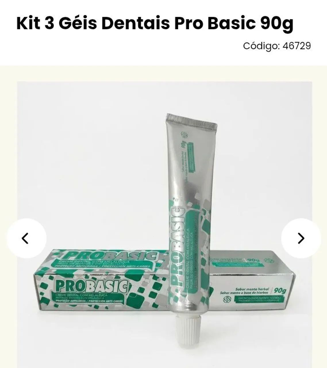 Kit 03 gel dental 90gramas cada - Foto 4
