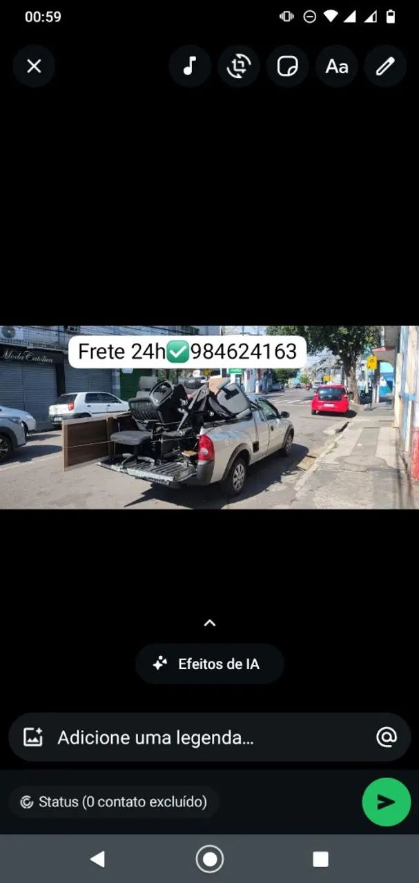 Vendo cargas transporte frete