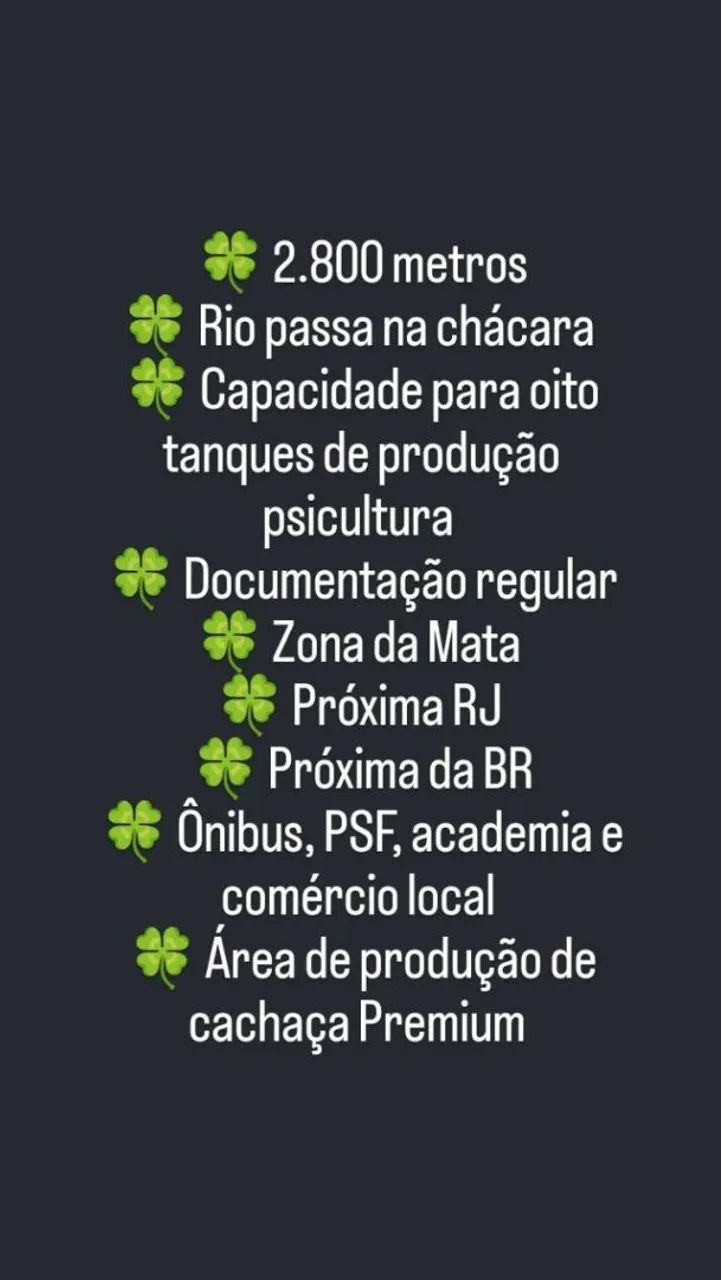 Chácara em Guaraciaba 