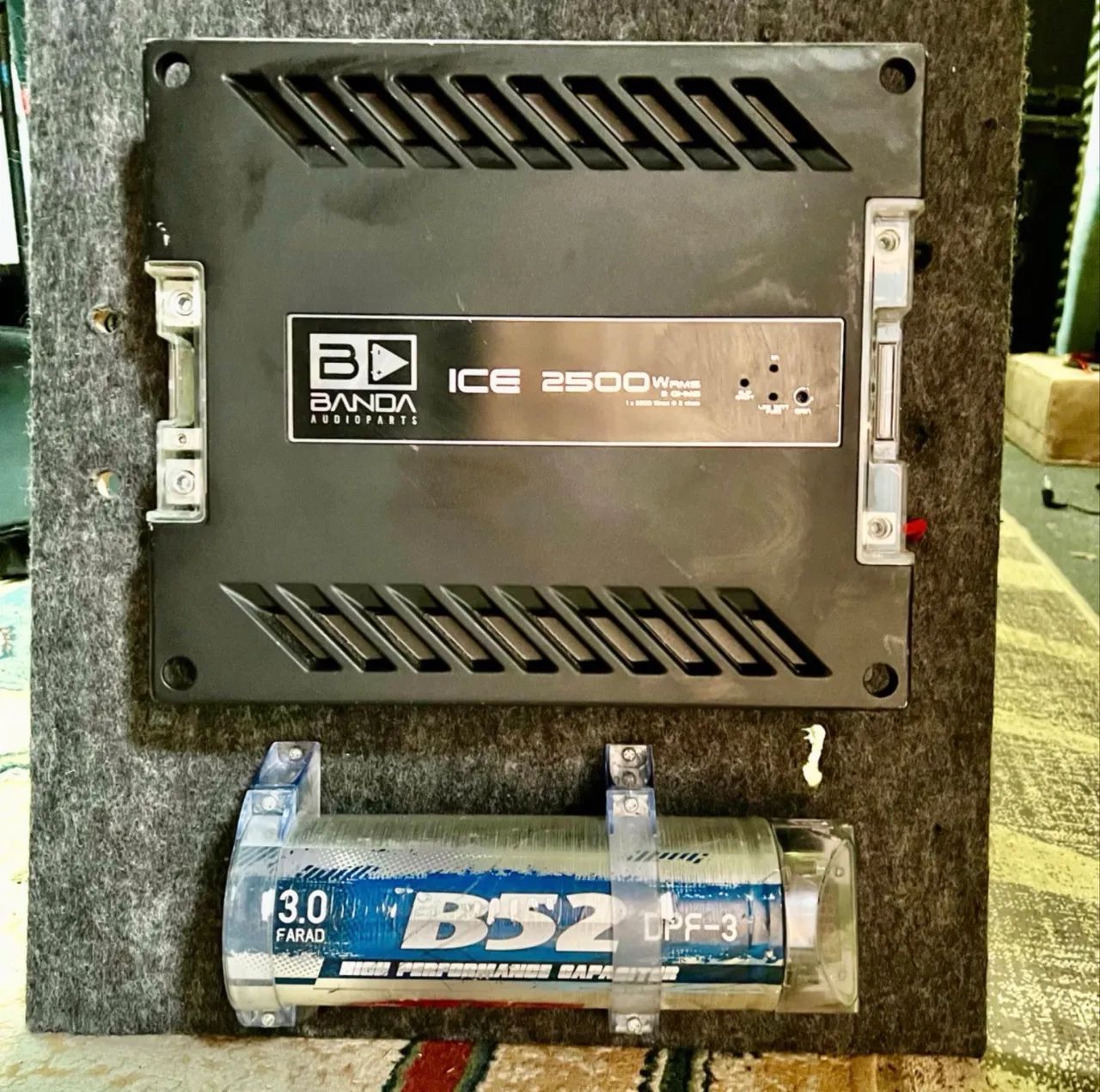 Módulo Amplificador Banda ICE 2500w RMS + Mega Capacitor