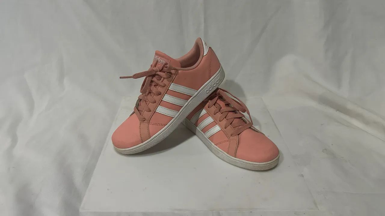 Tênis Adidas Baseline K "Trace Pink"