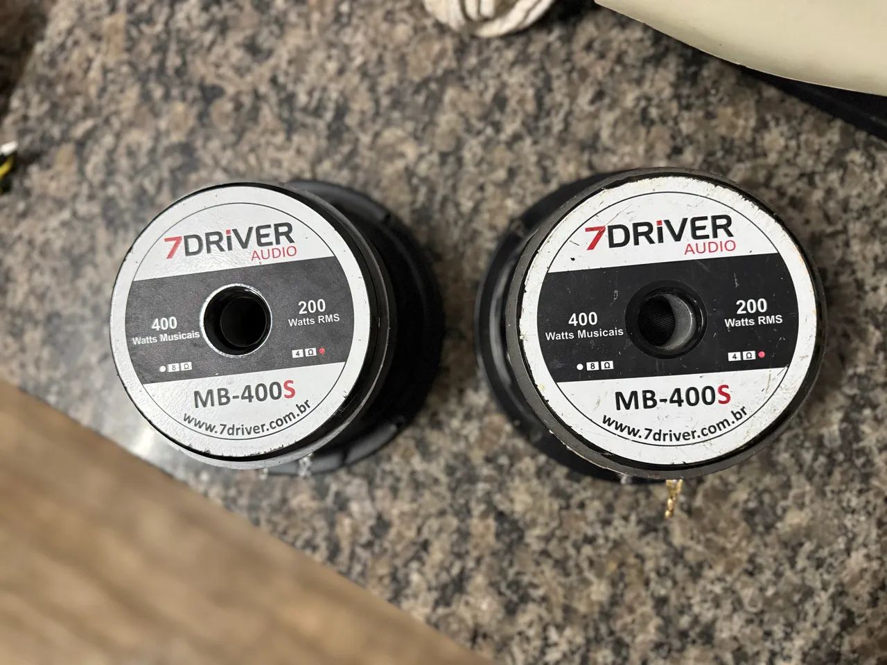 Par Wooter 6 Polegadas Mb 400 S 400w 7 Driver 4 Ohms - Foto 3