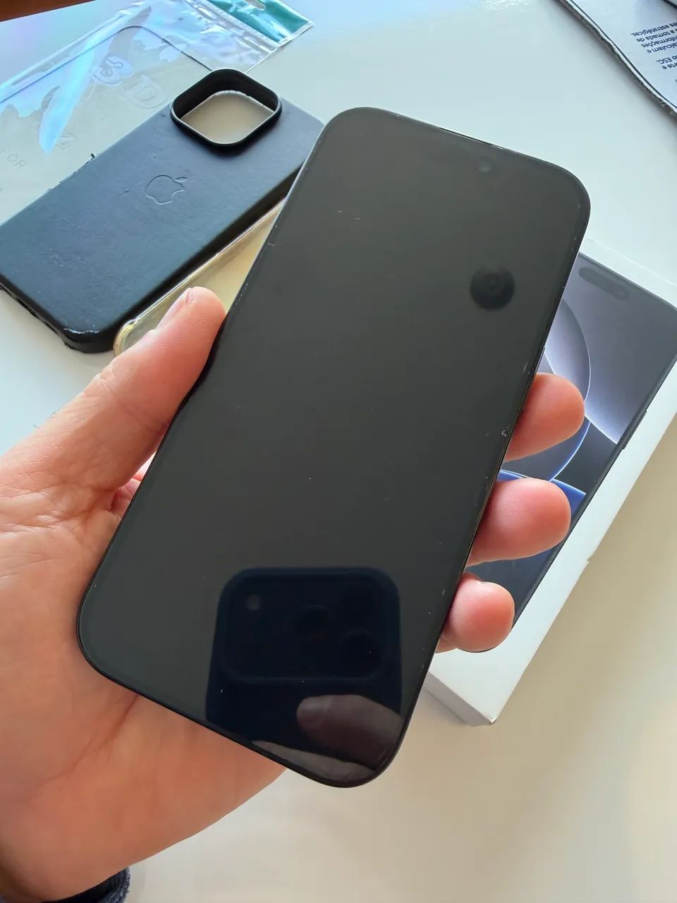 Pra vender ! 4500 iPhone 16 Pro 128 Impecável com acessórios Bateria 89% - Foto 3