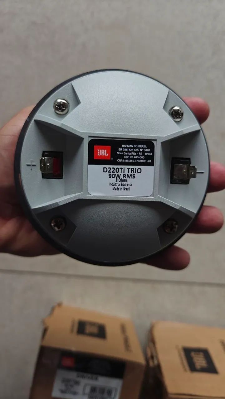 4 JBL D220TI  DRIVE  TRIO 90W RMS