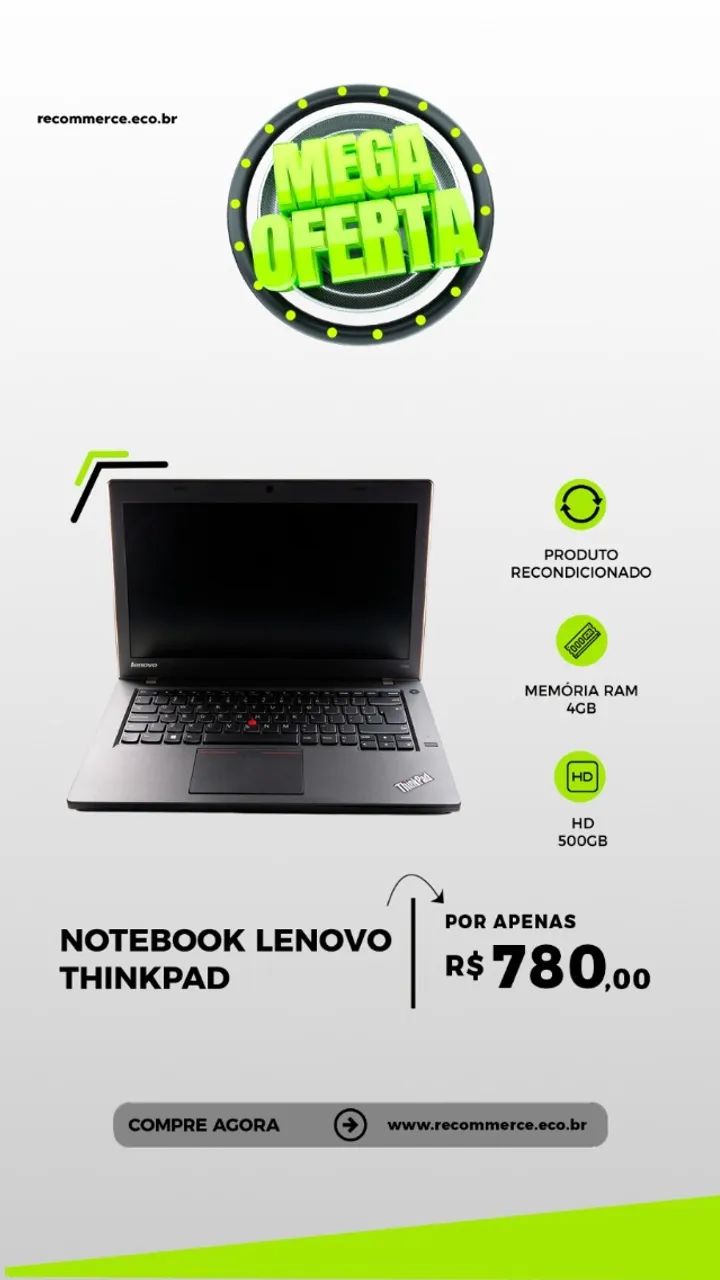 Notebook core i5 4° geração 