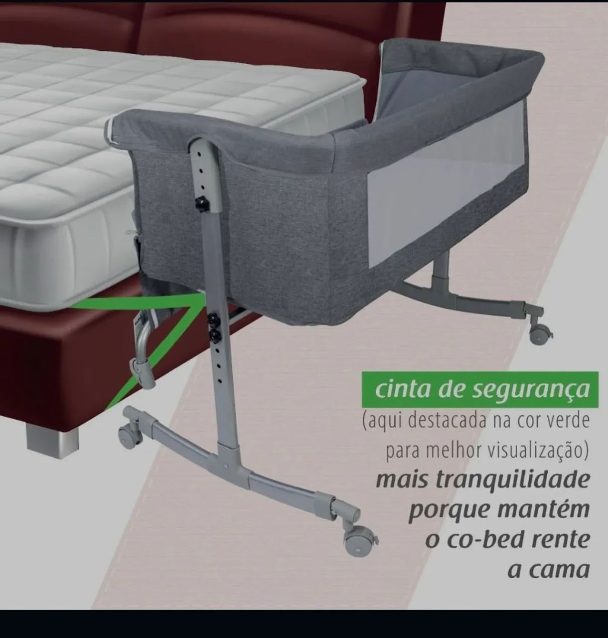 BERÇO PORTÁTIL KABABY - Foto 4