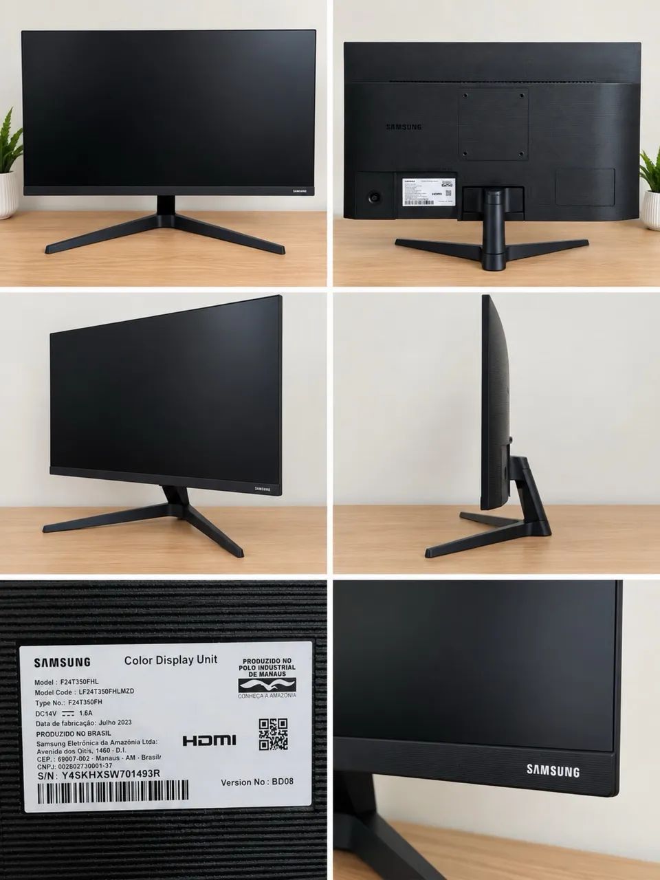 Monitor Samsung T350 24" Full HD - Foto 2