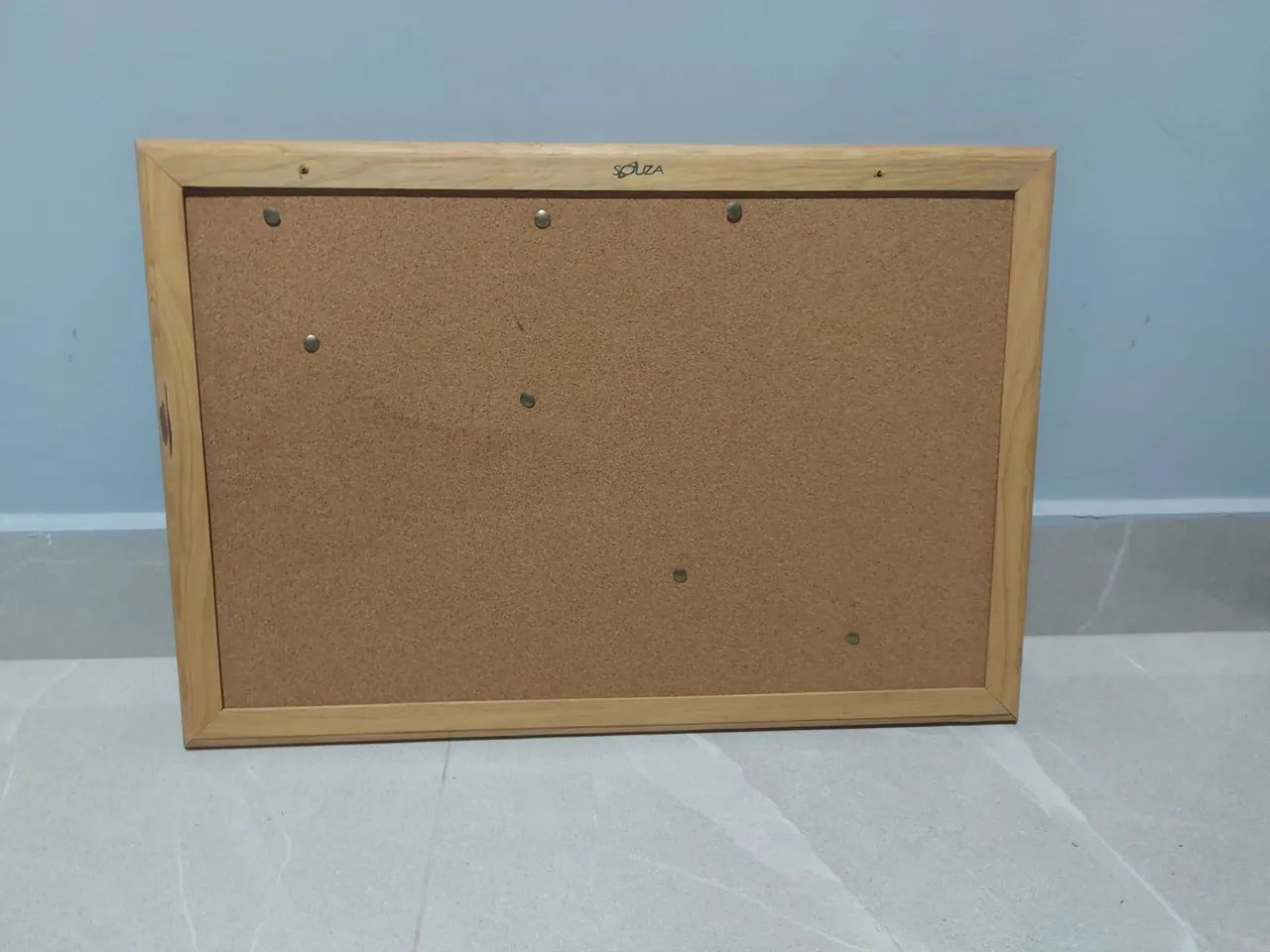 Quadro Cortiça Std 60 X 40 Mold Madeira Frisado - Souza  