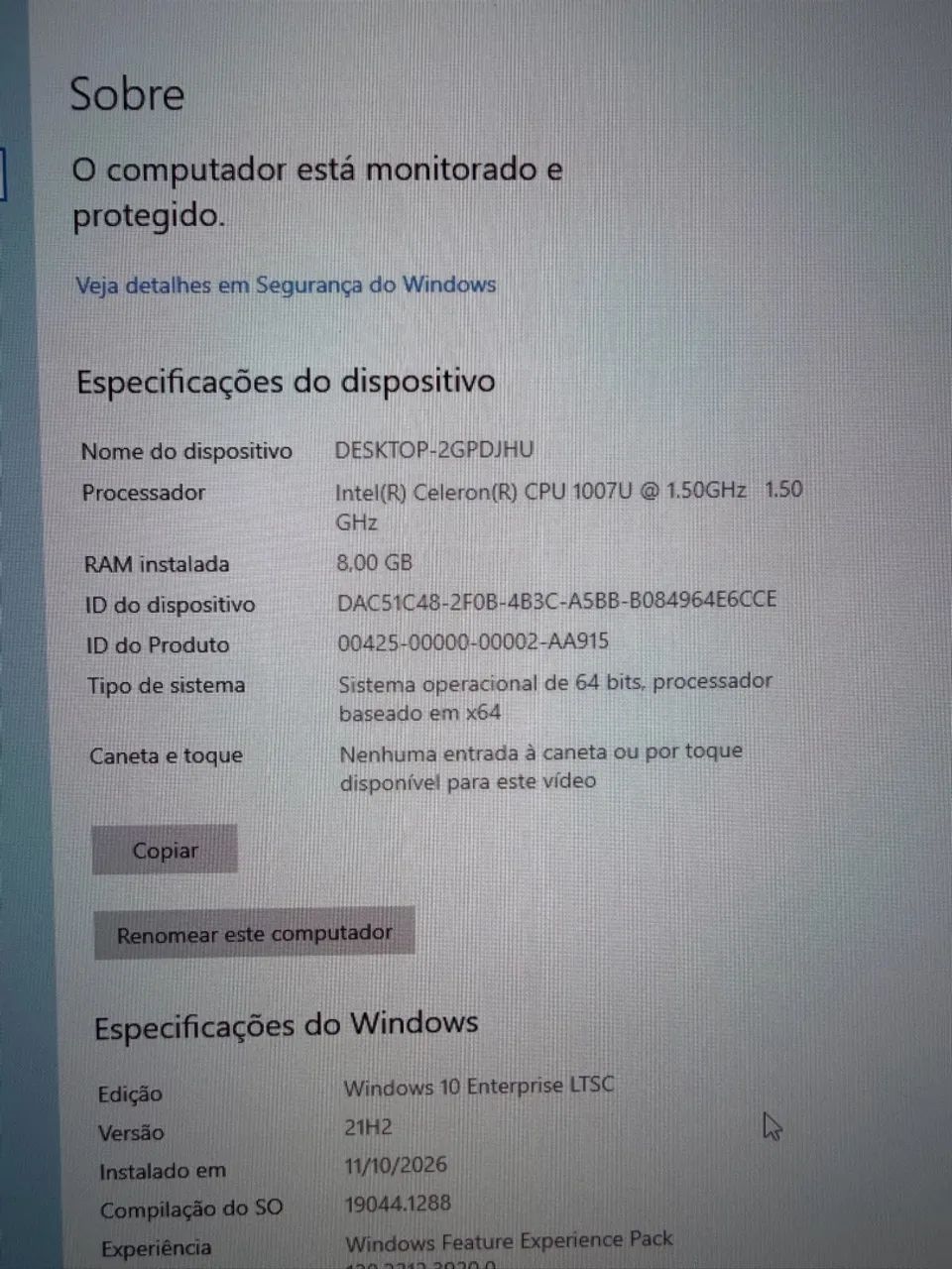 PC COM ILUMINAÇÃO RGB  - Foto 4