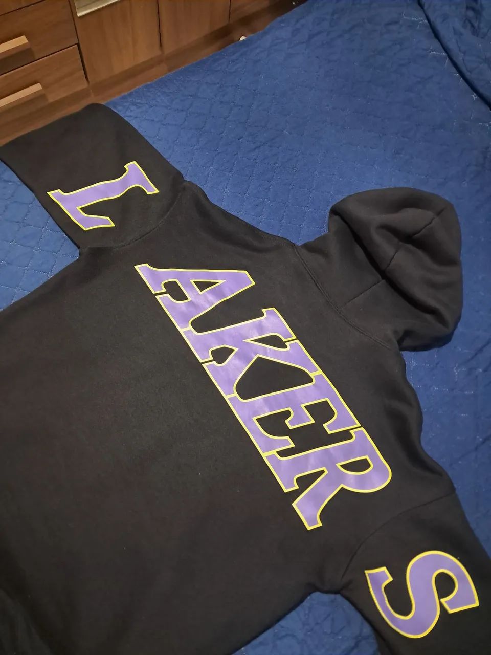 Título: Moletom Lakers Preto e Roxo NBA - Foto 3