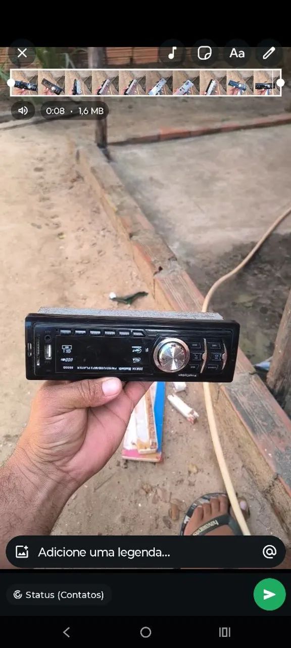 Médio de 8 polegadas e rádio via bluetooth. - Foto 2