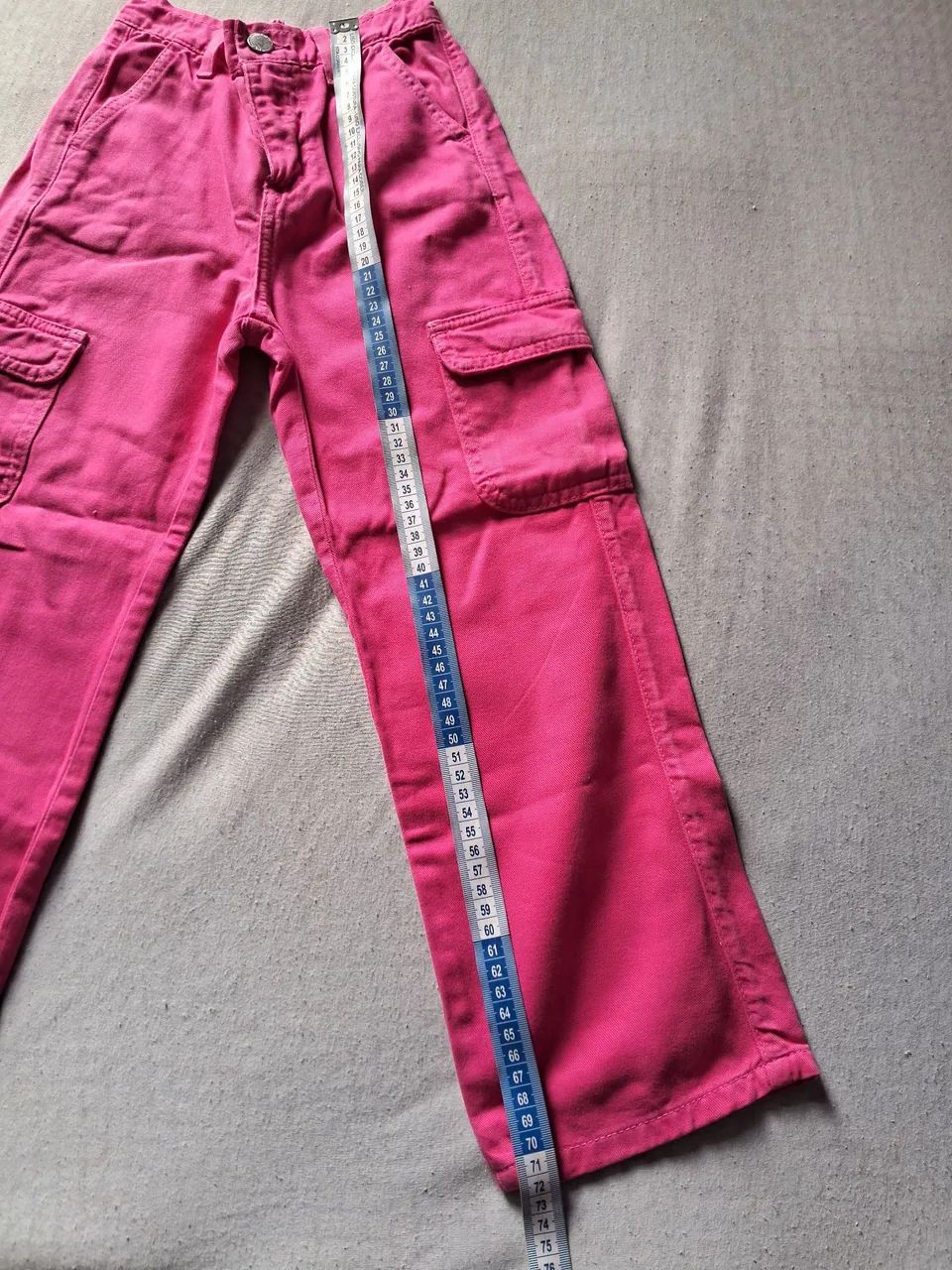 Calça Jeans Infantil  Rosa  - Foto 2