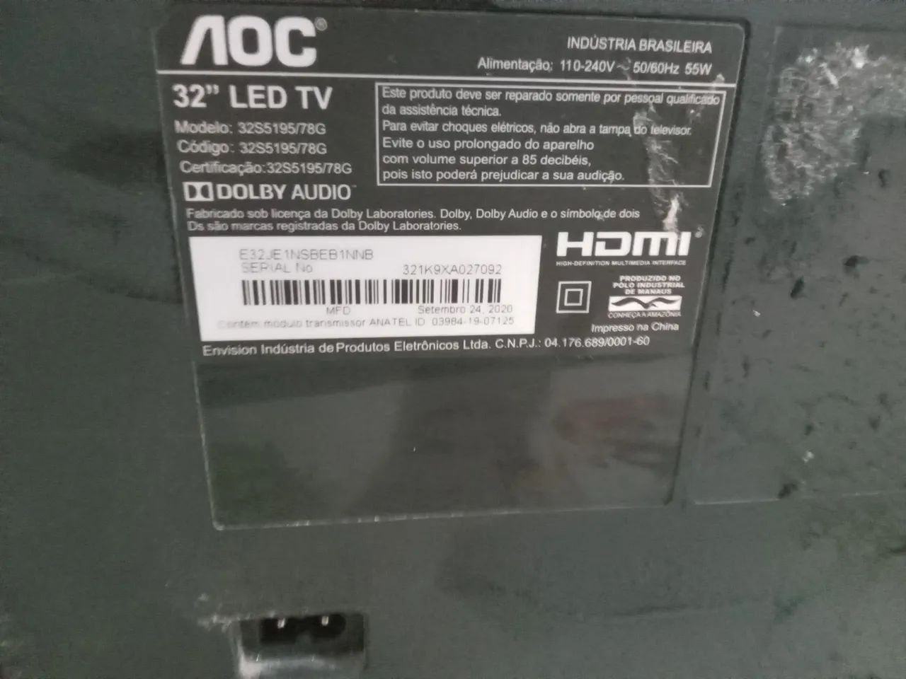2 TV UMA 55POLEGADAS TCL 1 AOC 32 POLEGADAS - Foto 2