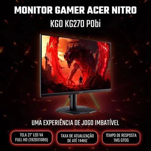Monitor Acer Nitro 27" 144Hz 