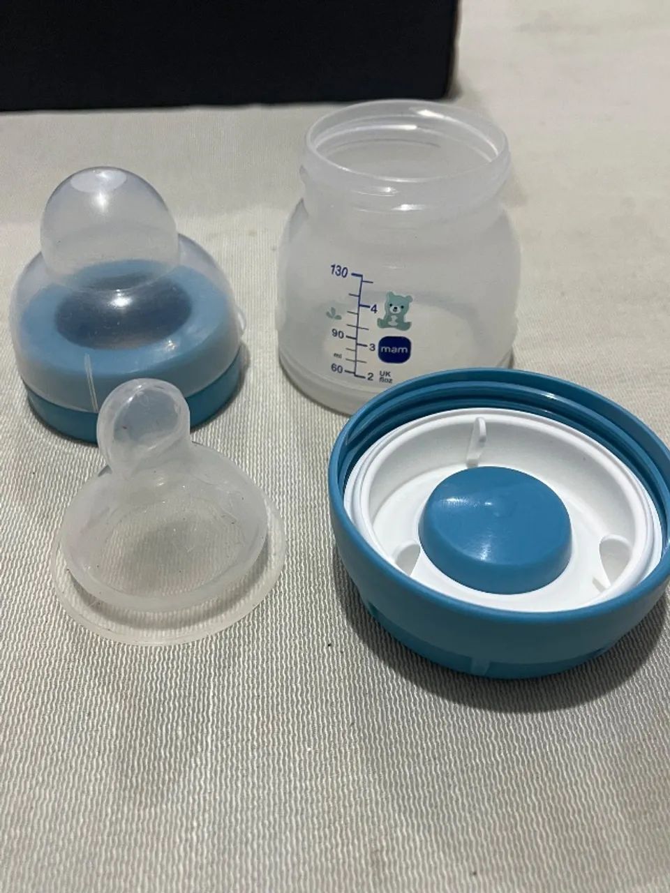 mamadeira mam easy start anticólica 130ml  - Foto 4
