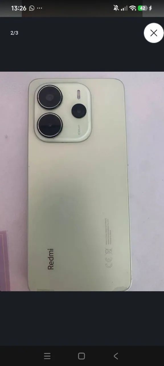 Redmi Note 14 4G 128GB 6G de RAM! Aceito trocas com volta , Com NOTA FISCAL! 