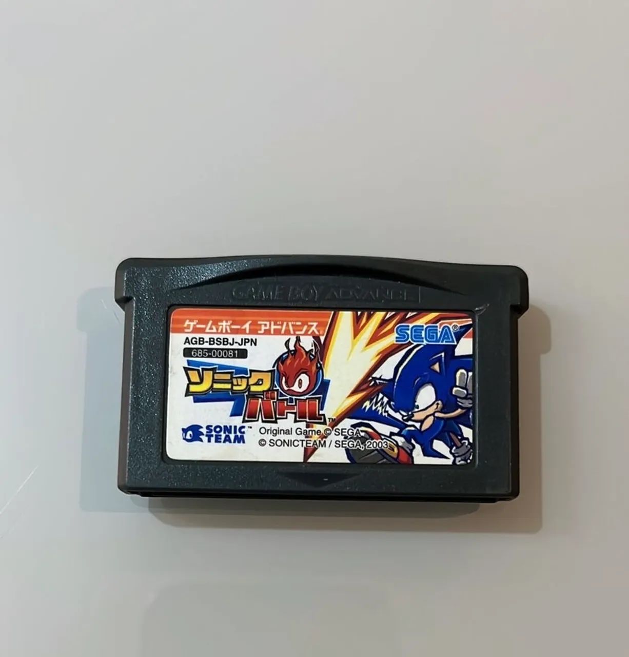 Cartucho original Sonic battle game boy advance 